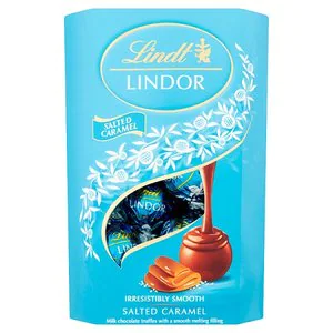 Image of Lindt Lindor Salted Caramel Chocolate Truffles 200g
