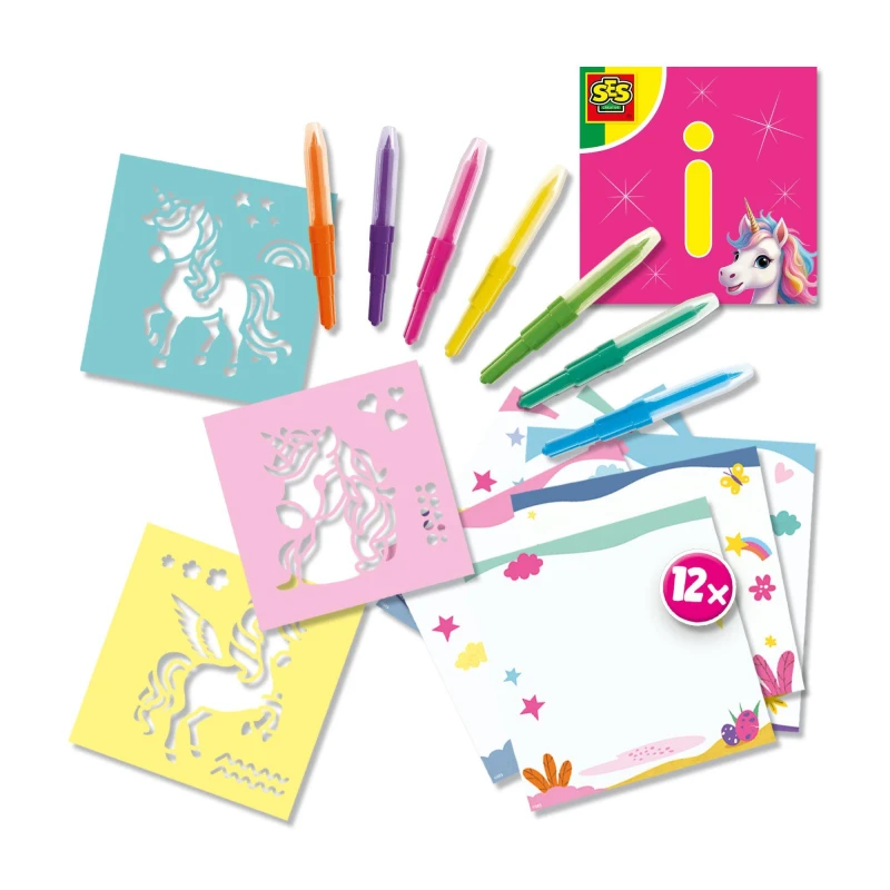 Image of SES Creative Unicorn - Blow airbrush pens Multi unisex One Size