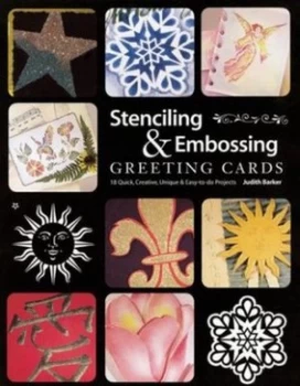 Image of Stenciling and Embossing Greeting Cards by Judy Barker Book