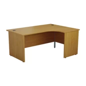 Image of Jemini Radial Right Hand Desk Panel End 1600x1200x730mm Nova Oak KF805083
