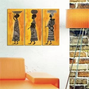 Image of B13 Multicolor Decorative MDF Painting (3 Pieces)