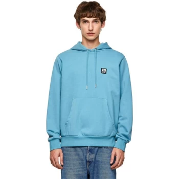 Image of Diesel D Logo Hoodie - Blue 89E