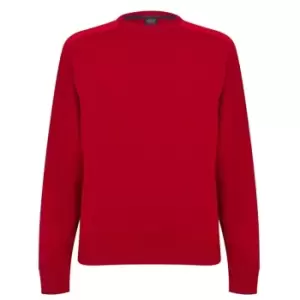 Image of Paul And Shark Marine Crew Sweatshirt - Red