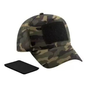 Image of Beechfield Unisex Adult Camo Removable Patch Baseball Cap (One Size) (Jungle)