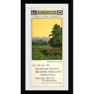 Image of Transport For London Richmond Park Framed Collector Print