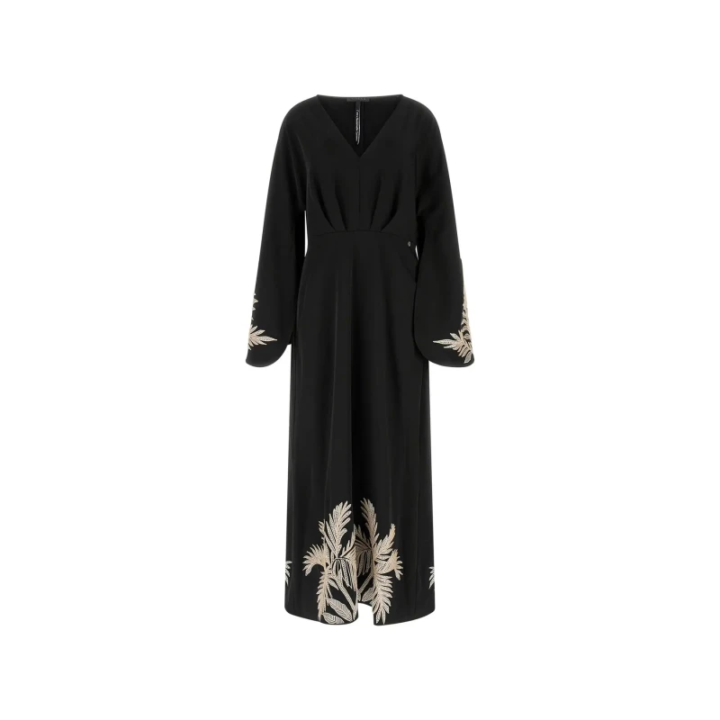 Image of Guess Womens long dress Guess Angele Noir Female S