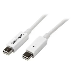 Image of StarTech 3m White Thunderbolt Cable Mm