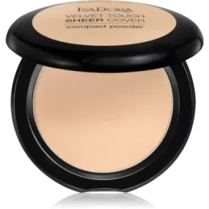 Image of IsaDora Velvet Touch Sheer Cover Compact Powder Shade 42 Warm Vanilla 10 g