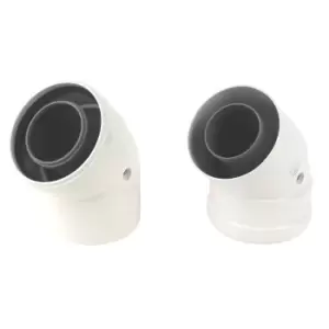 Image of Ariston 45°° Flue Elbow