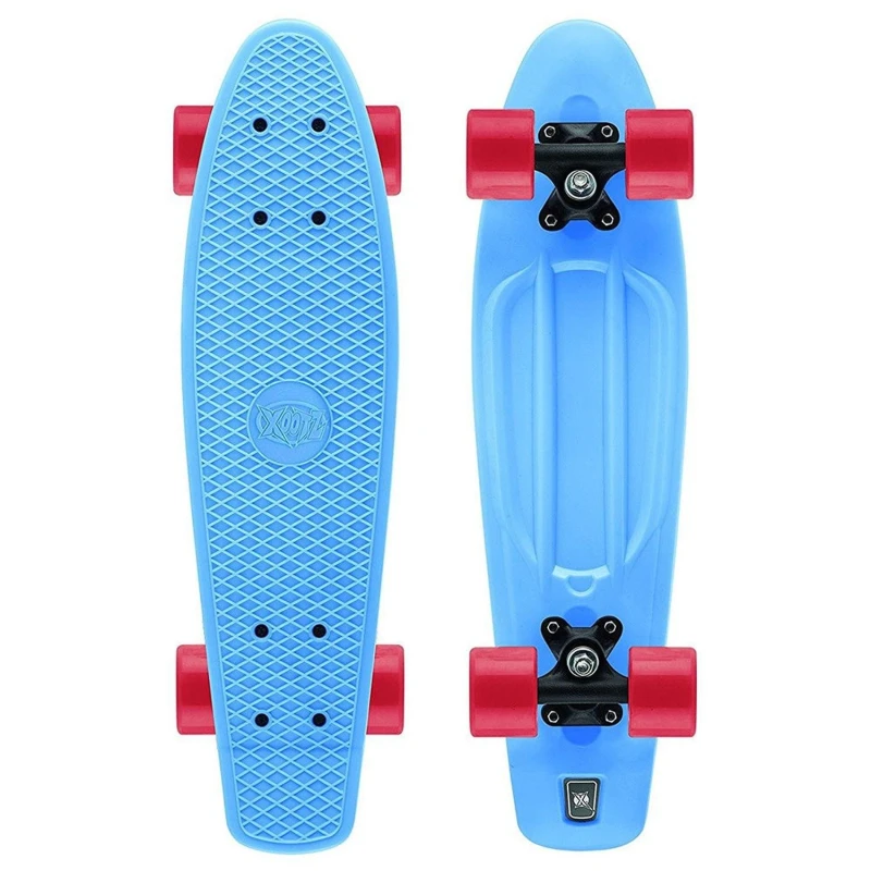 Image of Xootz Retro PP Skateboard Blue Multi unisex