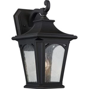 Image of 1 Light Medium Wall Lantern - Mystic Black Finish, E27