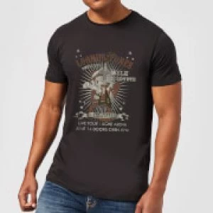 Image of Looney Tunes Wile E Coyote Guitar Arena Tour Mens T-Shirt - Black - S