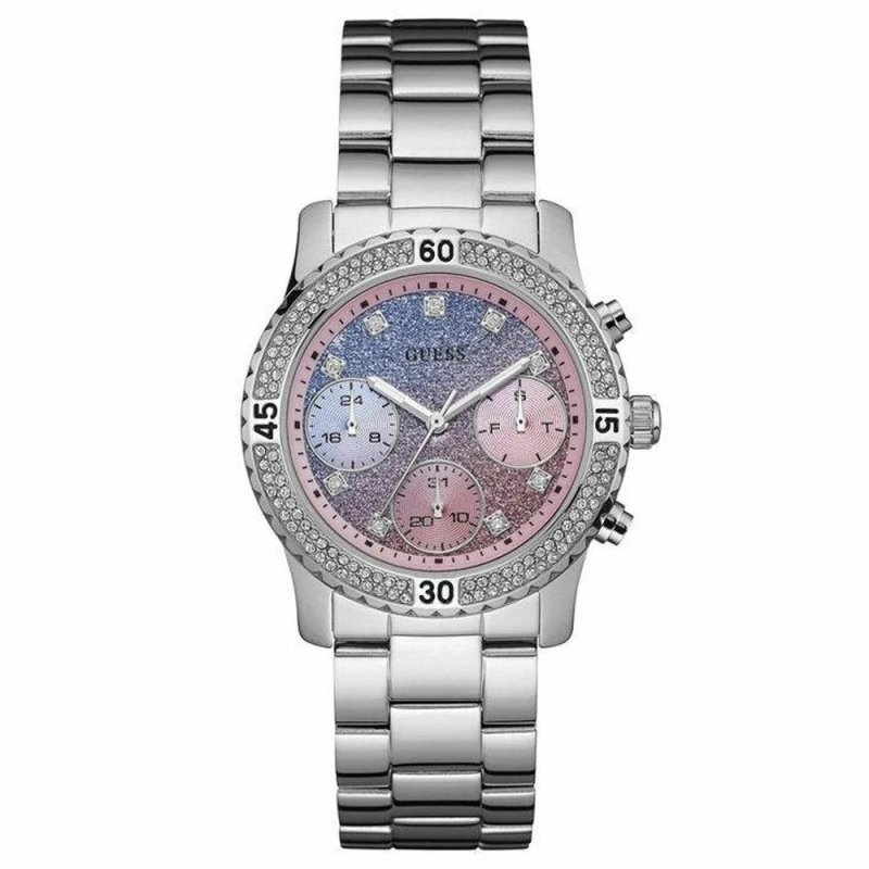 Image of Guess W0774L1 Confetti Multicolor Sparkling Dial Ladies Watch