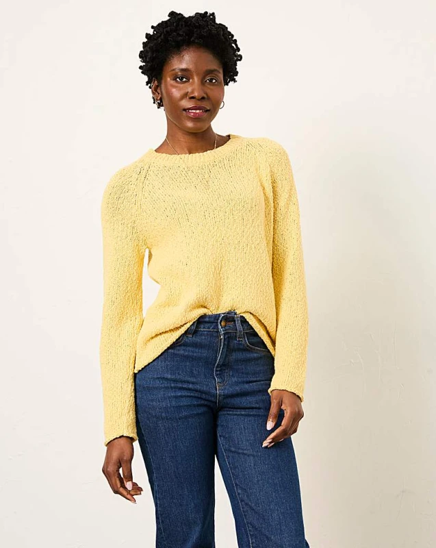 Image of FatFace FatFace Sophia Jumper Yellow - FatFace - Size: 22 Yellow Female 22 ZD14207