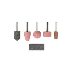 Image of wolfcraft Mounted Stone Set 6 Pcs. I 2144000