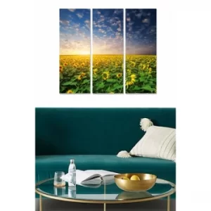 Image of MDF96283649 Multicolor Decorative MDF Painting (3 Pieces)