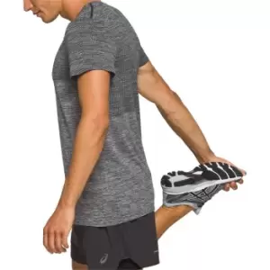 Image of Asics Mens Race Seamless SS Running Top - Blue