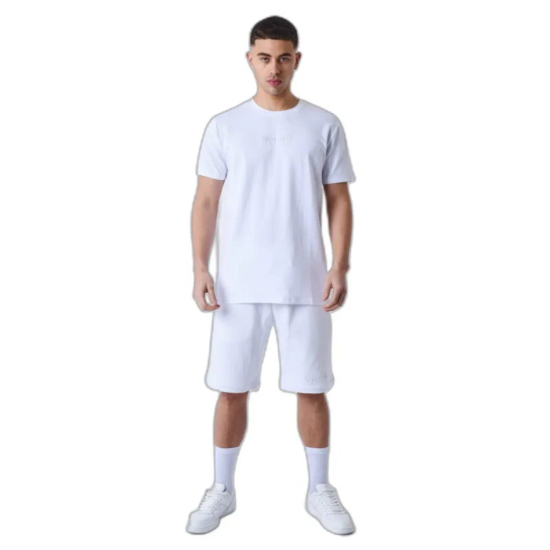 Image of Project X Paris Embroidered logo band shorts Project X Paris Blanc Male S