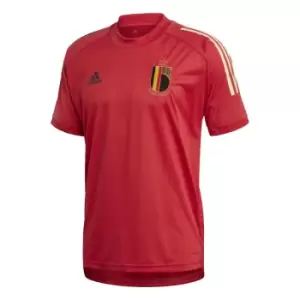 Image of 2020-2021 Belgium Adidas Training Shirt (Red)