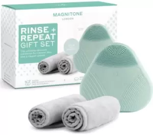 Image of MAGNITONE XOXO Rinse Repeat Skincare Set - Green & Grey, Silver/Grey,Green