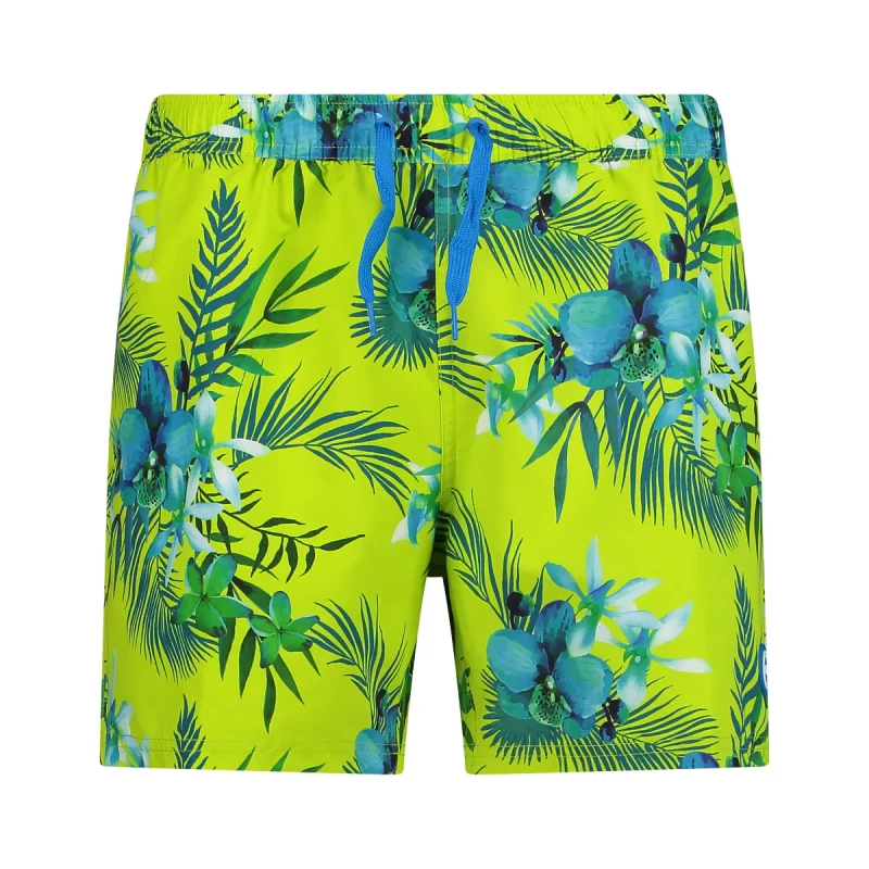 Image of Tropical patterned swim shorts CMP Vert Male L