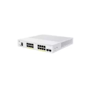 Image of Cisco CBS350-16P-E-2G-EU network switch Managed L2/L3 Gigabit Ethernet (10/100/1000) Silver