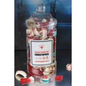 Image of Personalised Edible Anatomy Sweets Jar