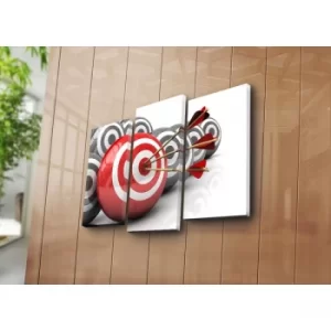 Image of 3PATK-73 Multicolor Decorative Canvas Painting (3 Pieces)