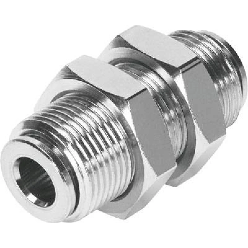 Image of FESTO FESTO Connector piece 558807 NPQM-H-Q6-E-P10 Pipe diameter: 6mm 558807