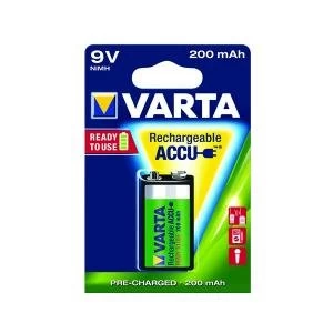 Image of Varta 9V Rechargeable Accu Battery NiMH 200 Mah 56722101401