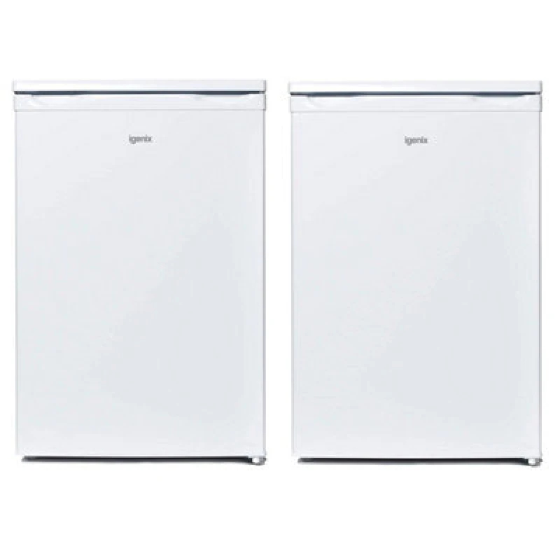 Image of Igenix Freestanding Under Counter Larder Fridge & Freezer Set White