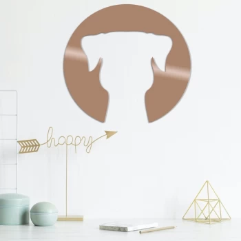 Image of Dog2 - Copper Copper Decorative Metal Wall Accessory