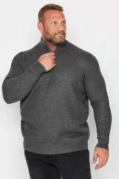 Image of Half Zip Knitted Jumper