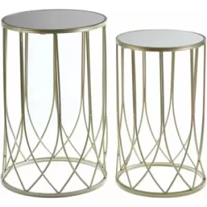 Image of Premier Housewares - Avantis Black Top Champagne Tables