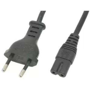 Image of Power Cable For PS2 / PS3 Slim / PS4 (Euro Plug)