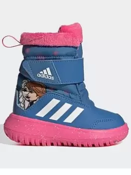 Image of adidas Infant Winterplay Frozen, Blue/White, Size 9