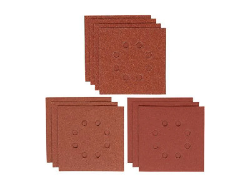 Image of Irwin Iw8083001 1/4 Punched Sanding Sheet Set 10 Piece Irwiw8083001