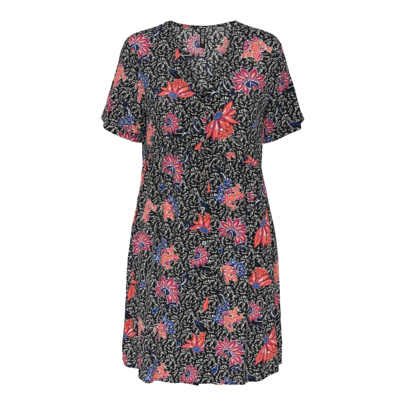 Image of Pieces Short dress For Her Pieces Mally Noir Female M