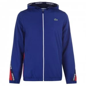 Image of Lacoste Tape Track Jacket - Navy/Blue