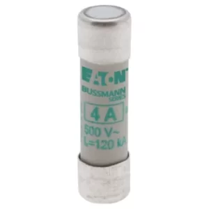 Image of Bussman C10M4 4A AM 500Vac 10x38mm Cylindrical Fuse