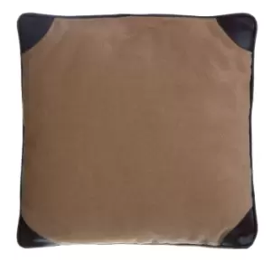 Image of Premier Housewares Leather Texture Cushion