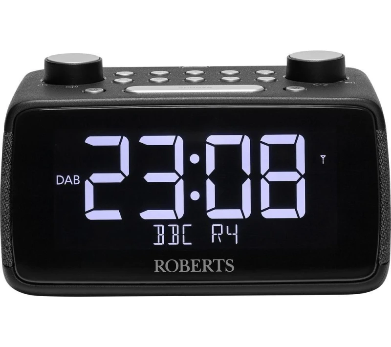 Image of ROBERTS Ortus 4 DAB Clock Radio - Black 5038301313296