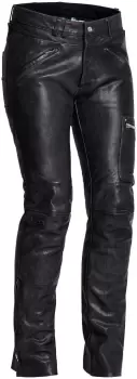 Image of Halvarssons Rider Ladies Motorcycle Leather Pants, black, Size 38 for Women, black, Size 38 for Women