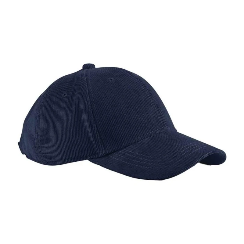 Image of Beechfield Beechfield Men EarthAware Cord Baseball Cap in Navy Navy One Size Male 5063693934347