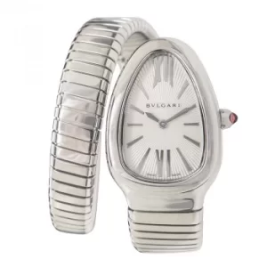 Image of Bvlgari Serpenti 35mm Silver Dial Stainless Steel Womens Watch 101817
