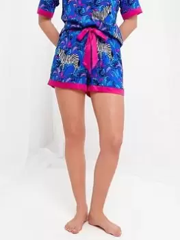 Image of Joe Browns Boutique Zebra Shorts -multi, Multi, Size 8, Women