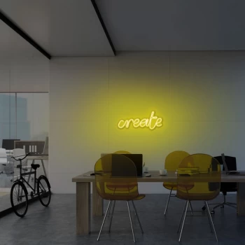 Image of Create - Yellow Yellow Wall Lamp