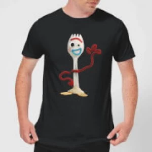 Image of Toy Story 4 Forky Mens T-Shirt - Black - M
