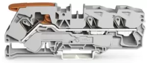 Image of Wago Grey 2116 Terminal Block, 14 6 AWG, 20 4 AWG, 20 6 AWG, 0.5 16 mm, 0.5