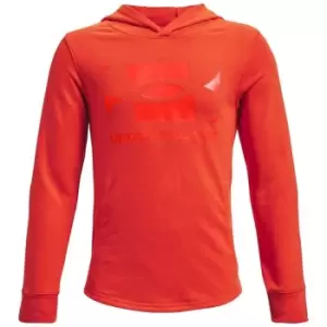 Image of Under Armour Rival Terry Hoodie Junior Boys - Orange